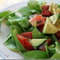 summer arugula salad
