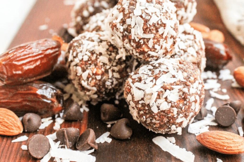almond coconut snack bites