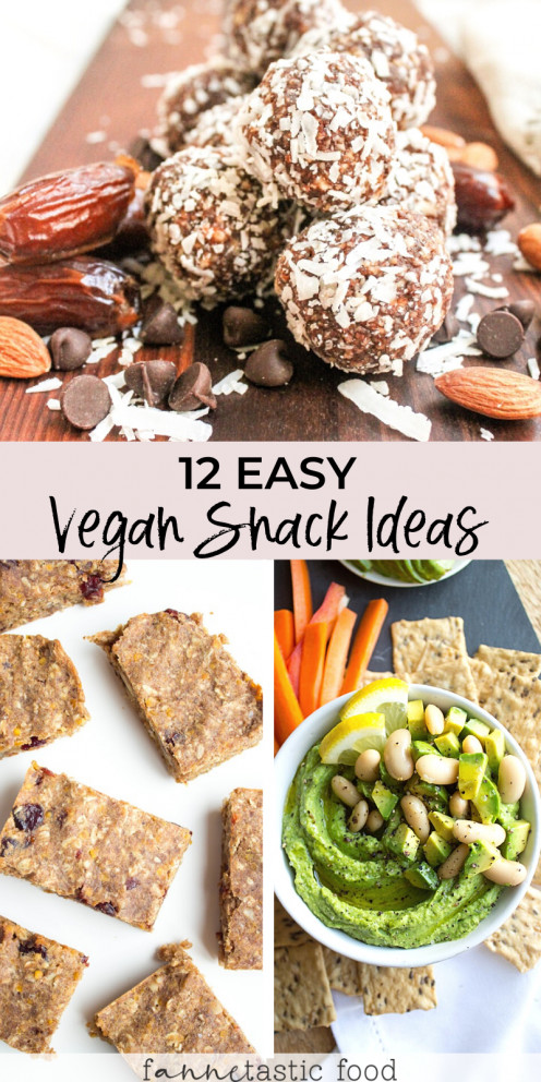 12 Easy Vegan Snack Ideas (Healthy & Tasty!) - fANNEtastic food