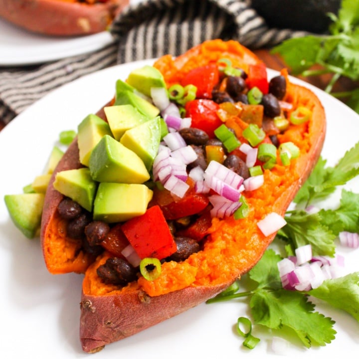 Mexican Stuffed Sweet Potatoes