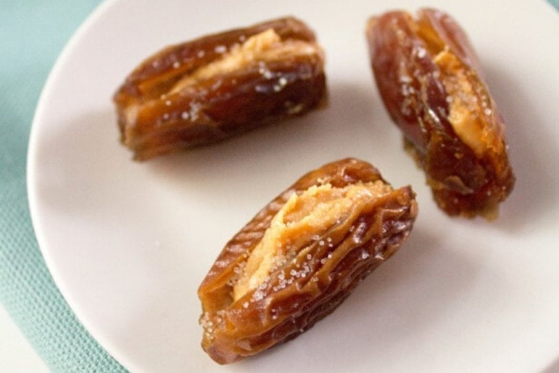 nut butter stuffed dates