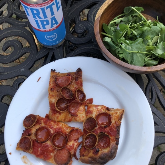 intuitive eating with pizza