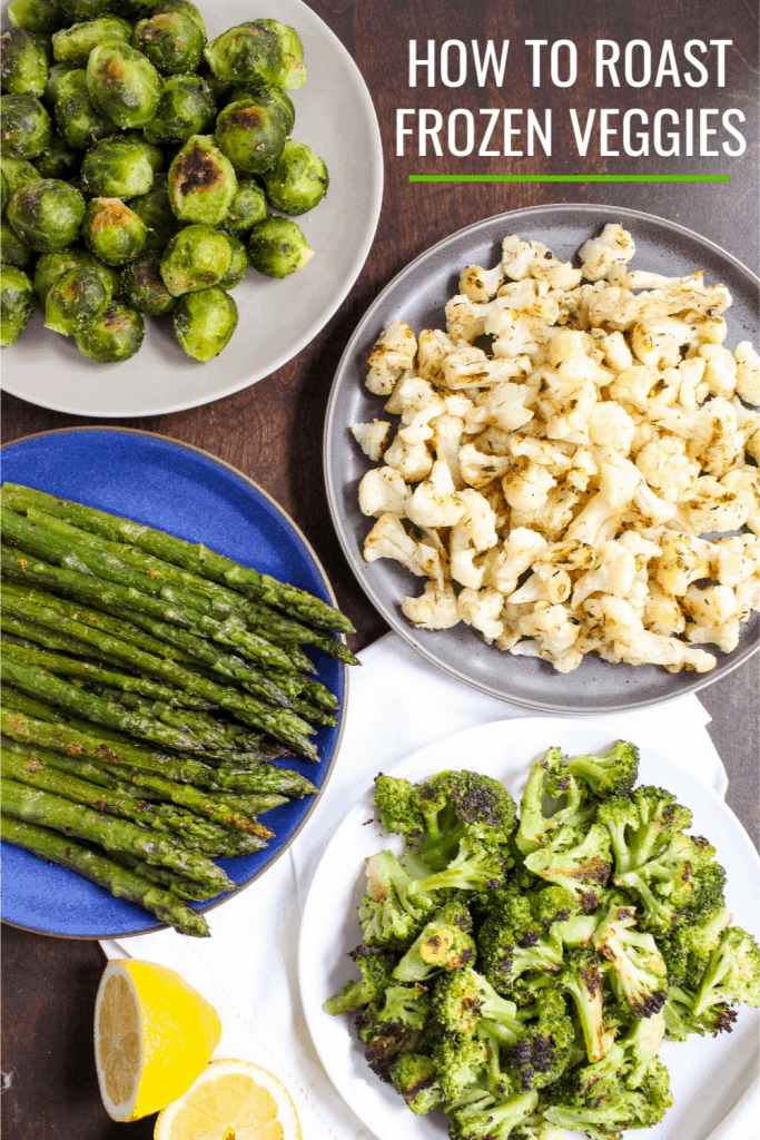 how to cook frozen vegetables: cauliflower, broccoli, asparagus, and brussels sprouts