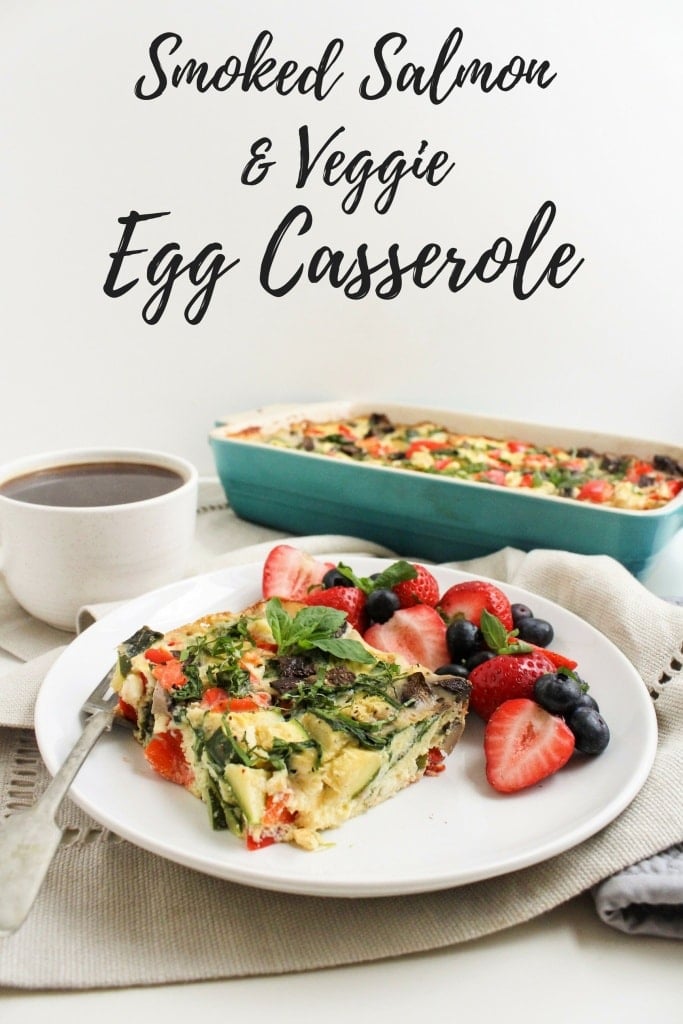 smoked salmon breakfast casserole