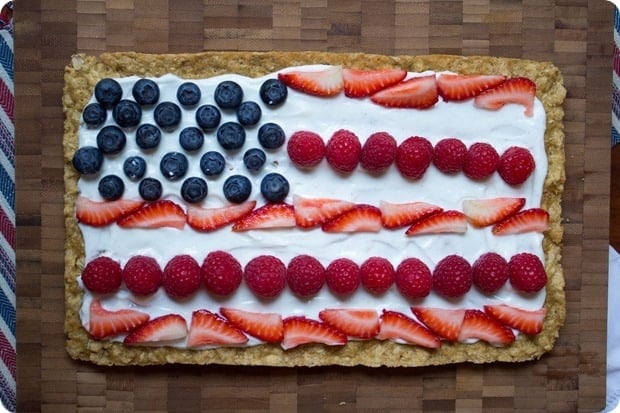 fourth of july cookie cake