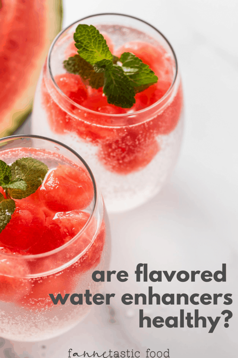 Are Flavored Water Enhancers Healthy? food