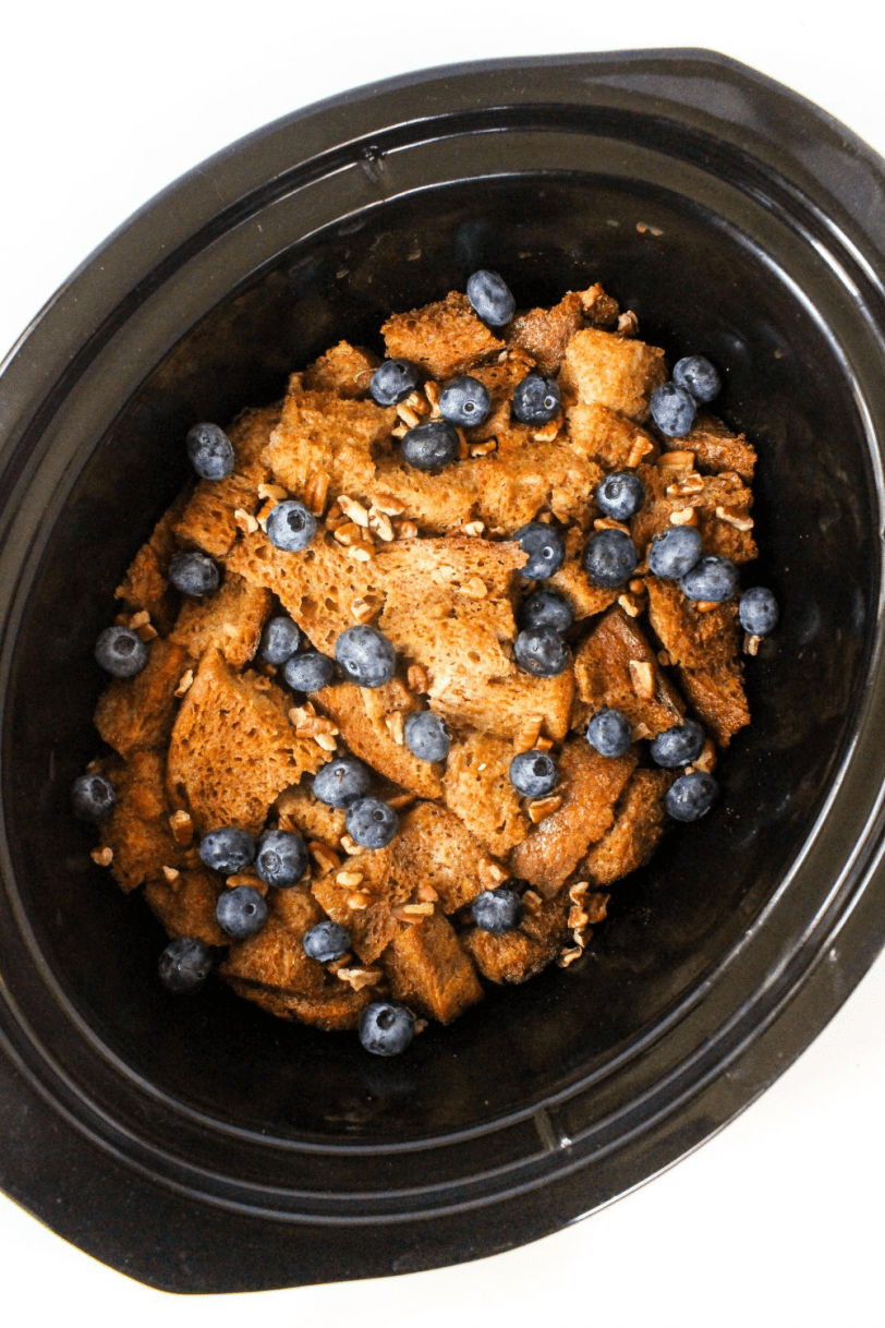 Overnight Crockpot French Toast Casserole (Prep Ahead Brunch