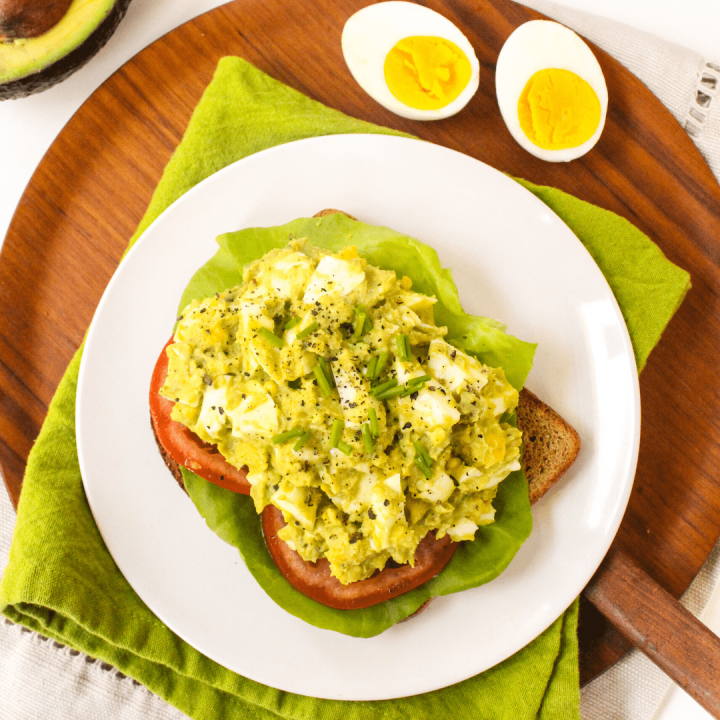 Healthy Egg Salad with Avocado