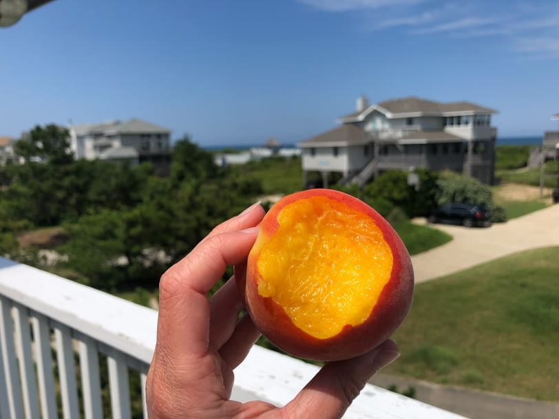 best peaches in the outer banks
