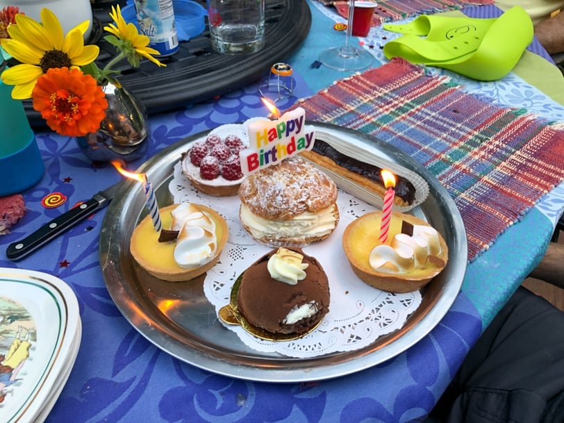 birthday pastries from la gourmandine in pittsburgh