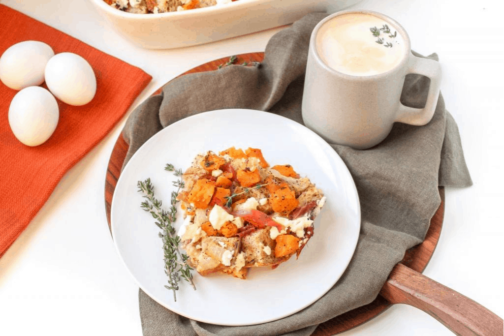 meal prep breakfast strata recipe