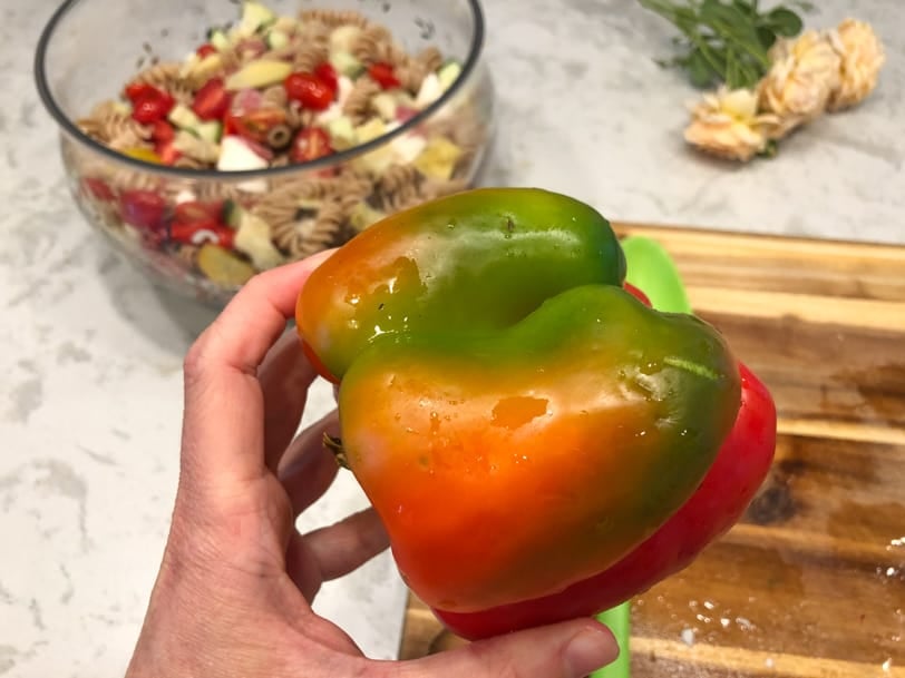 multicolored bell pepper