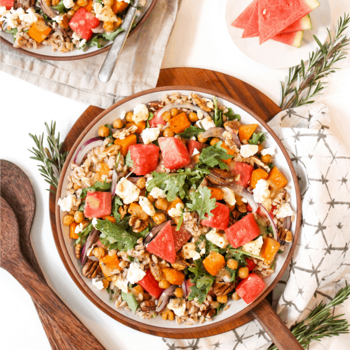 Fall Harvest Salad with Watermelon