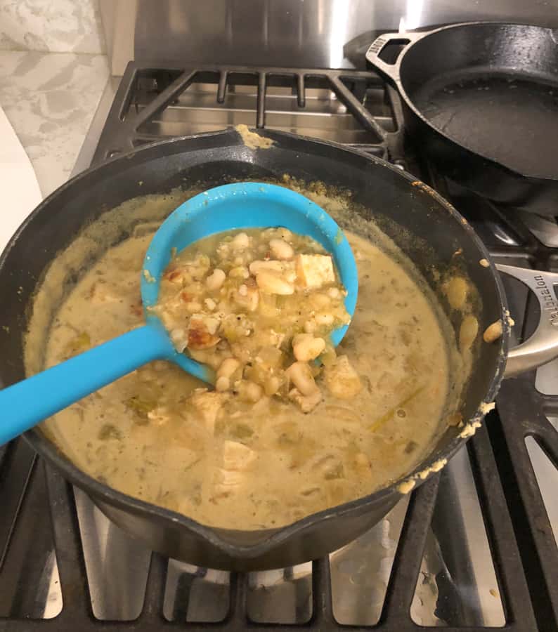 white chicken chili soup