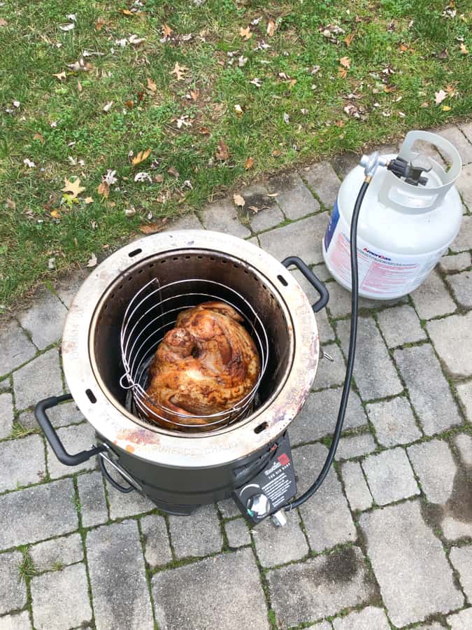 frying a turkey