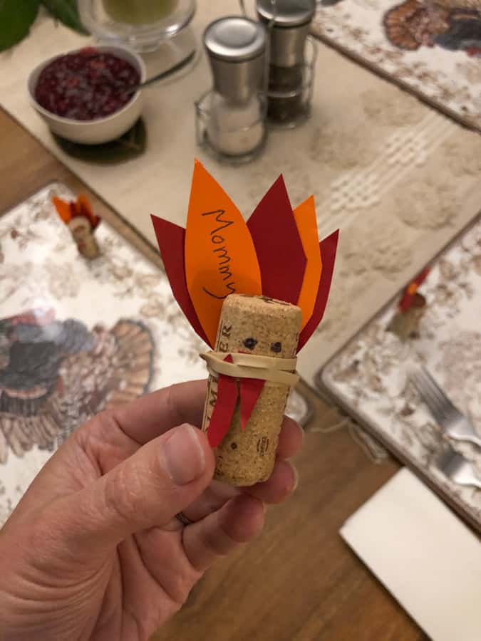 cute thanksgiving craft idea turkeys made with a wine cork