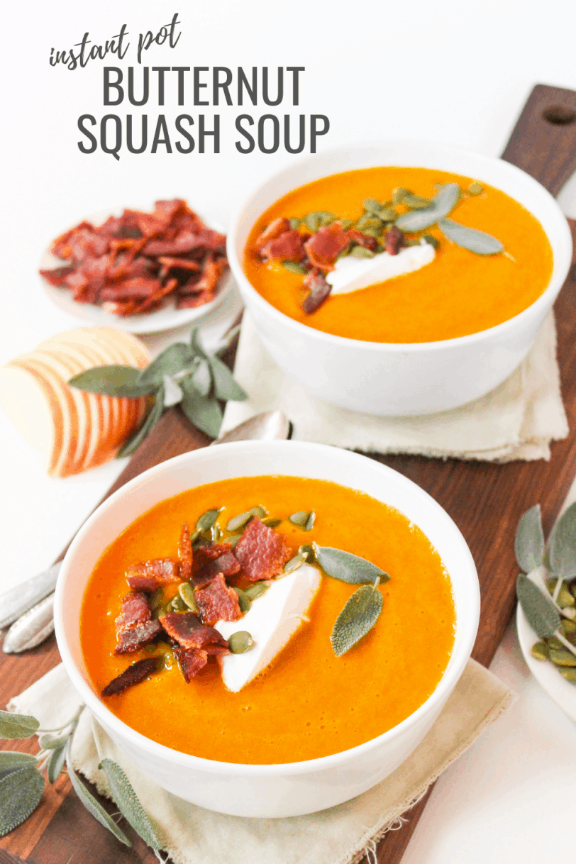 instant pot butternut squash soup