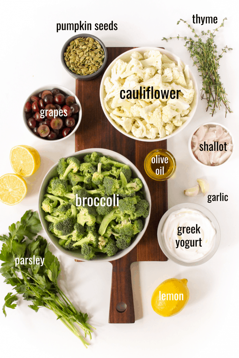 broccoli cauliflower salad ingredients