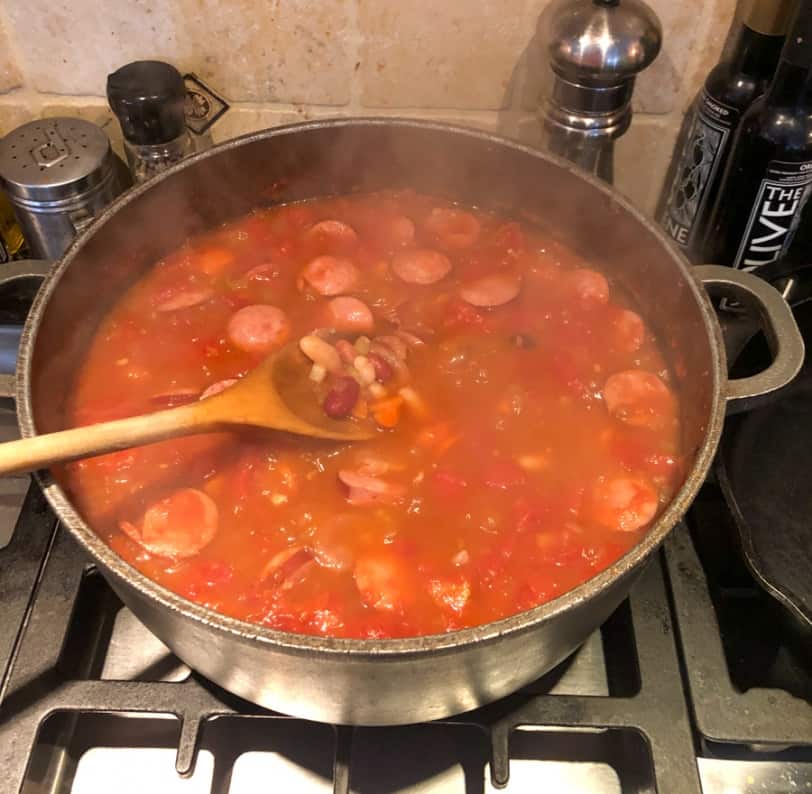 bean and sausage soup