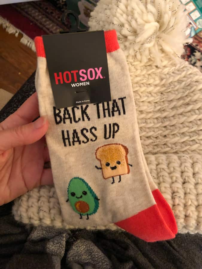 back that hass up socks