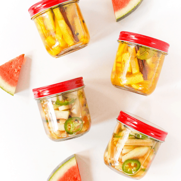 Pickled Watermelon Rind (Two Ways)