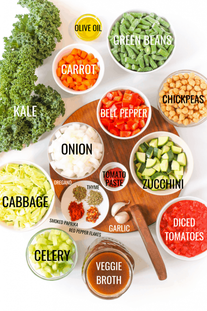 vegetable soup ingredients