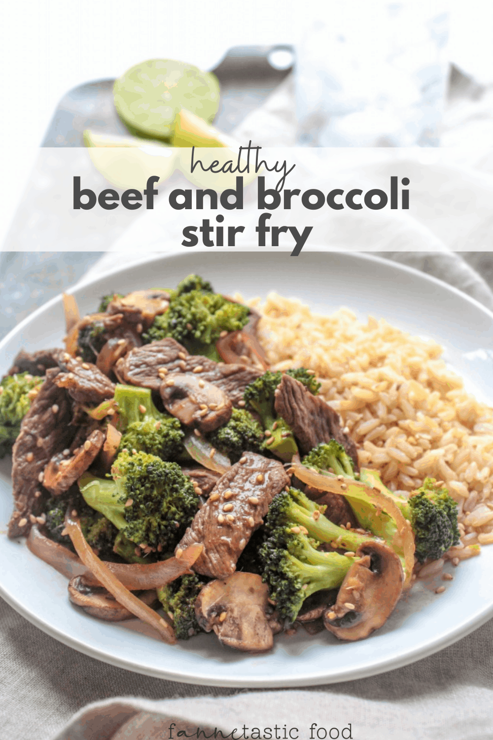 Healthy Beef and Broccoli Stir Fry food