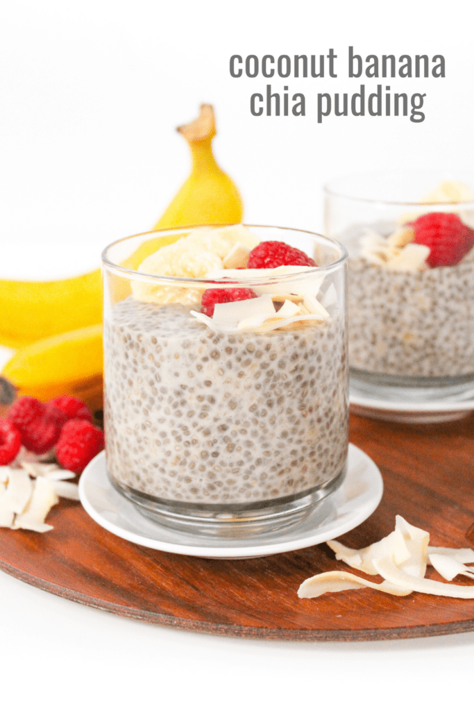 coconut banana chia pudding