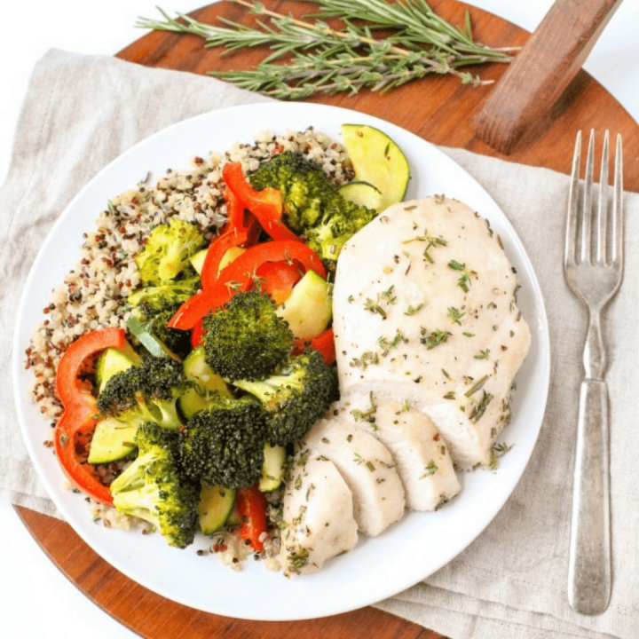 Garlic Sheet Pan Chicken and Veggies