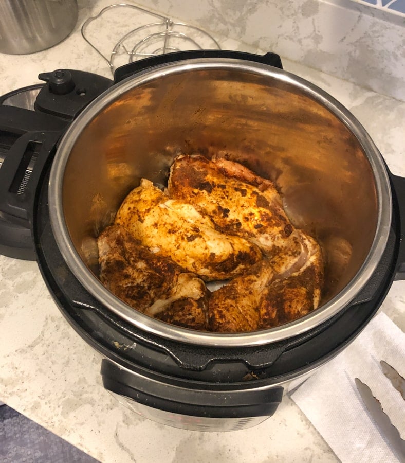 making mexican chicken in the instant pot