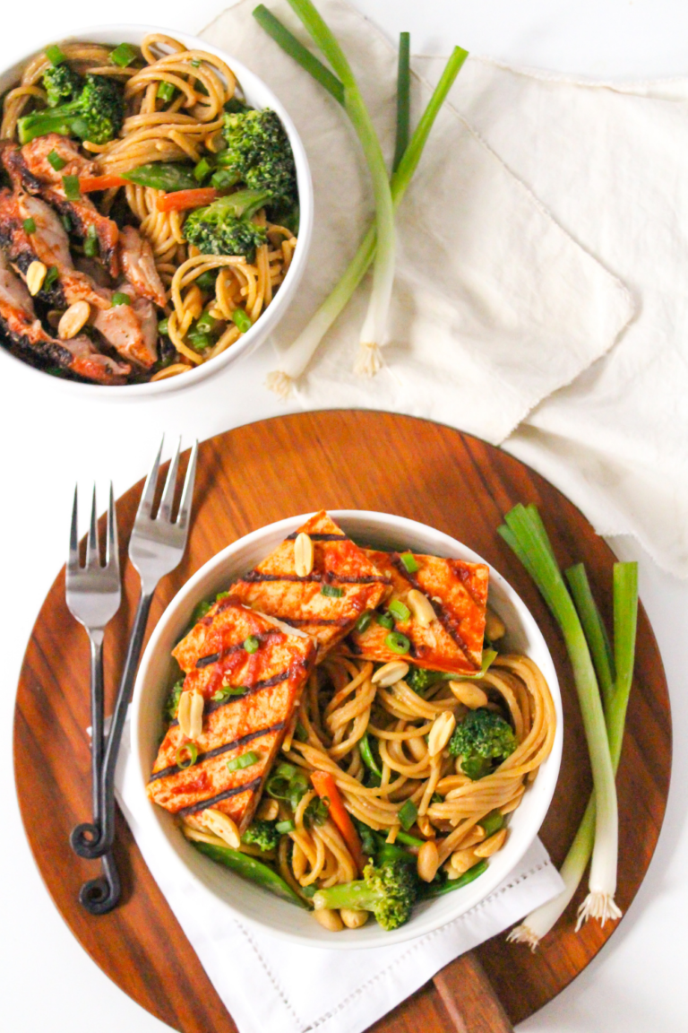 Creamy Peanut Butter Noodles with Veggies (25 Minutes) food