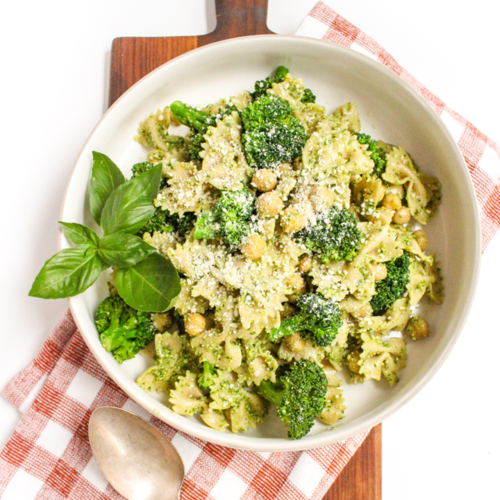 Veggie Pesto Pasta with Broccoli