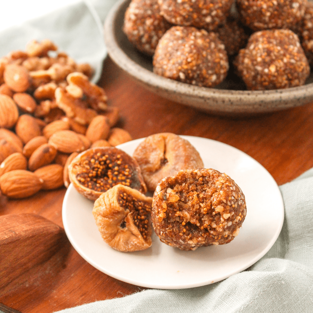 Apricot Fig and Nut Energy Bites