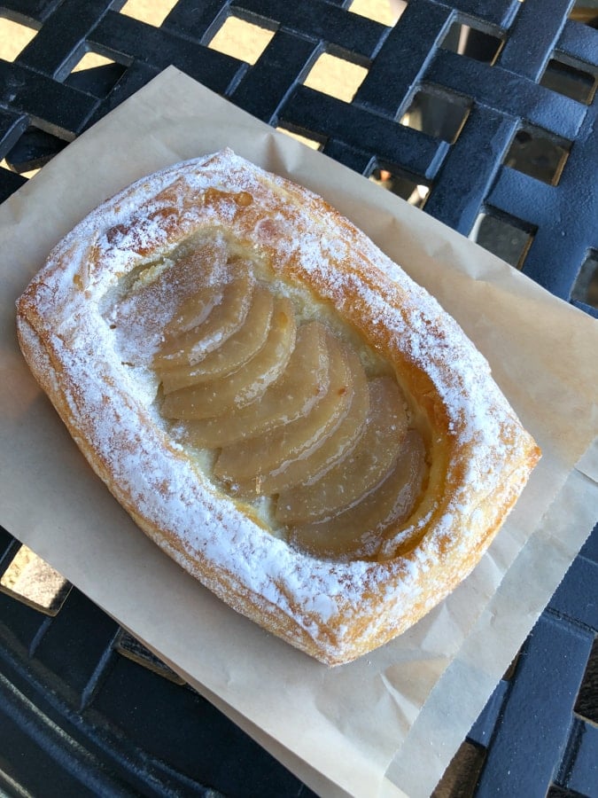 pear pastry from junction bakery in del ray