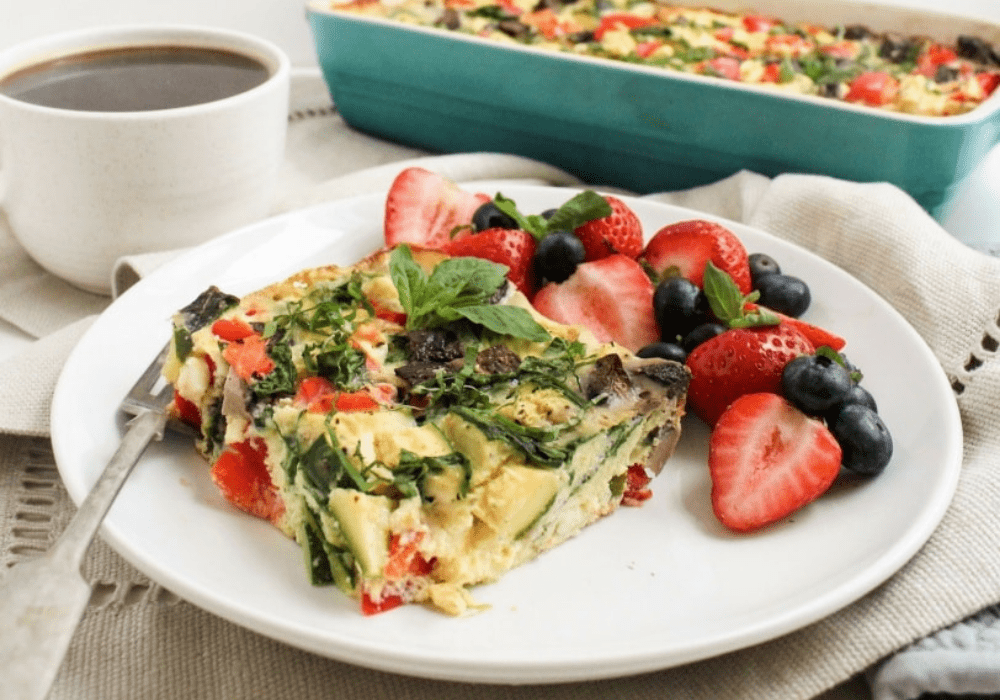 meal prep breakfast egg casserole