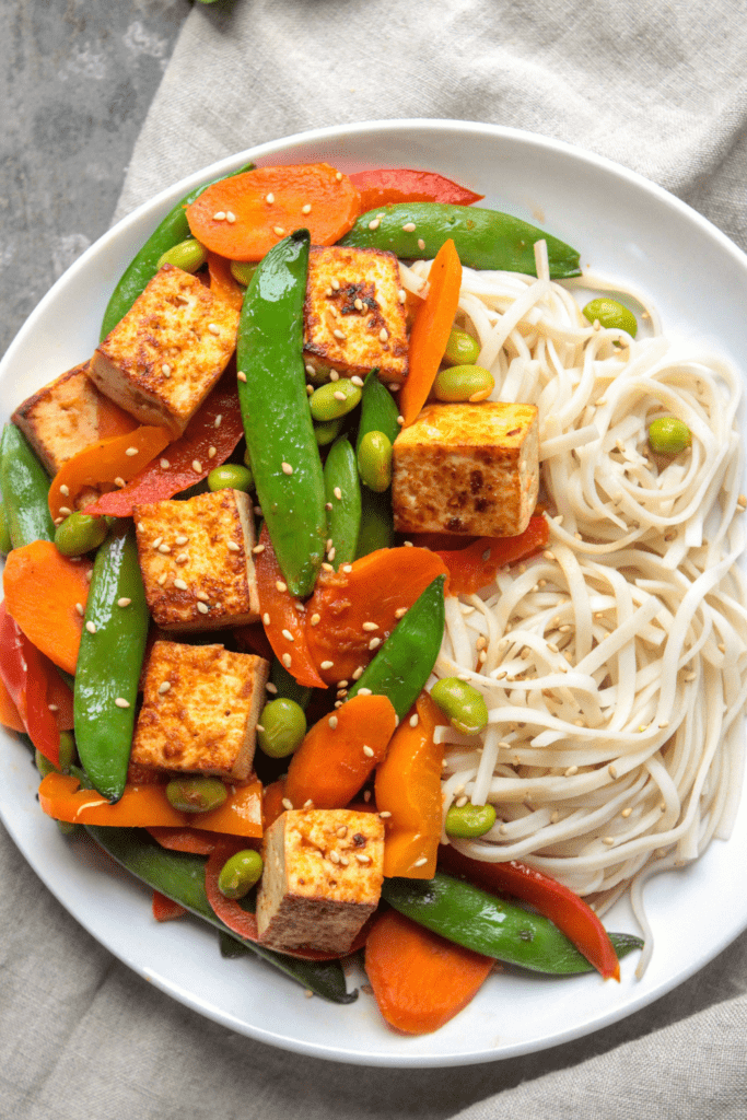 sriracha tofu stir fry