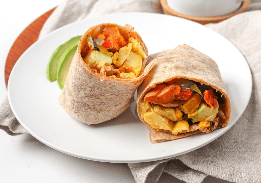 meal prep breakfast burritos