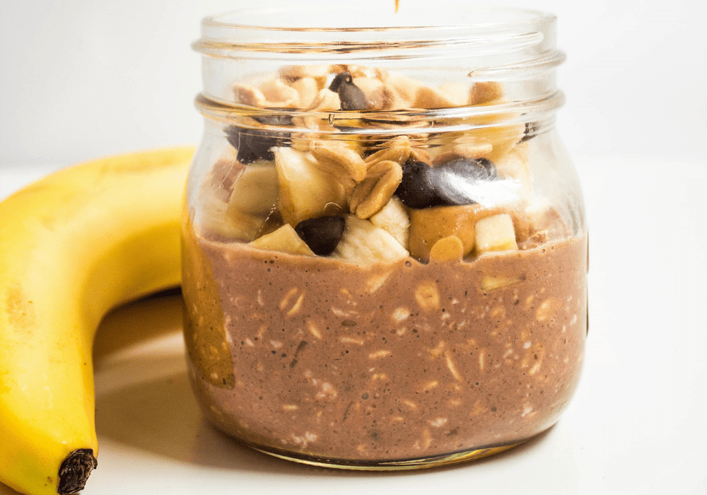 peanut butter overnight oats