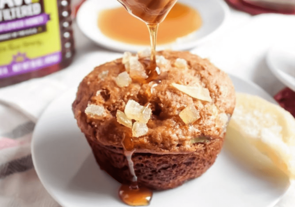 ginger pear muffins