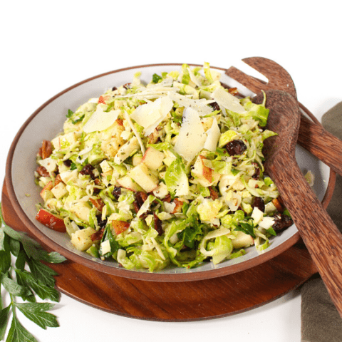 shaved brussels sprouts salad