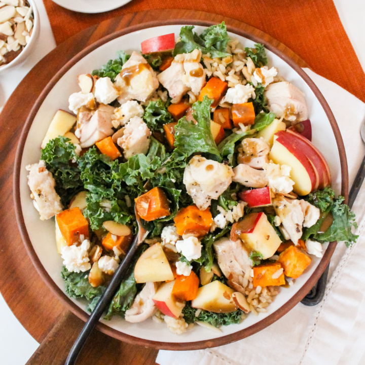 Harvest Bowls with Creamy Balsamic Vinaigrette