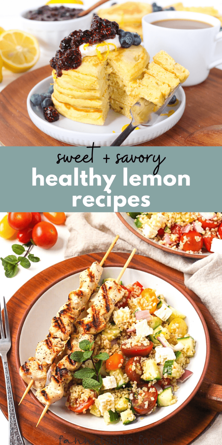 13 Healthy Lemon Recipes (Sweet & Savory) food
