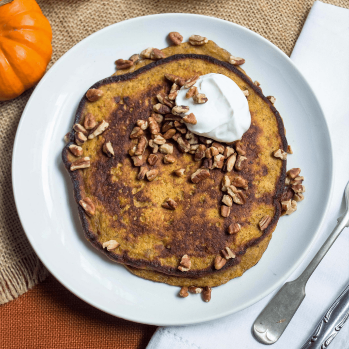 Gluten Free Banana Pumpkin Pancake