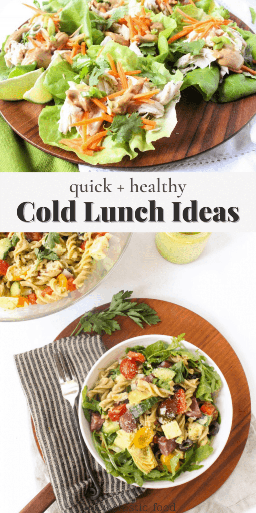 quick and healthy cold lunch ideas