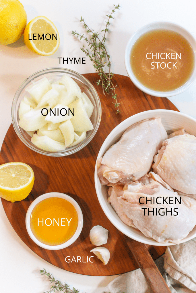 slow cooker honey lemon chicken ingredients