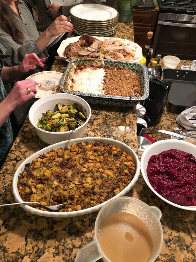 thanksgiving spread