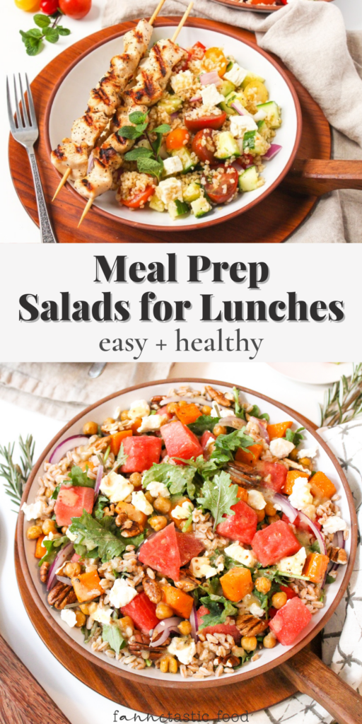 meal prep salads for lunches