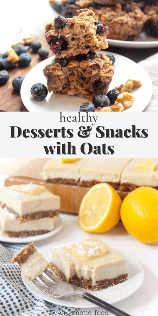 healthy oatmeal desserts and snacks