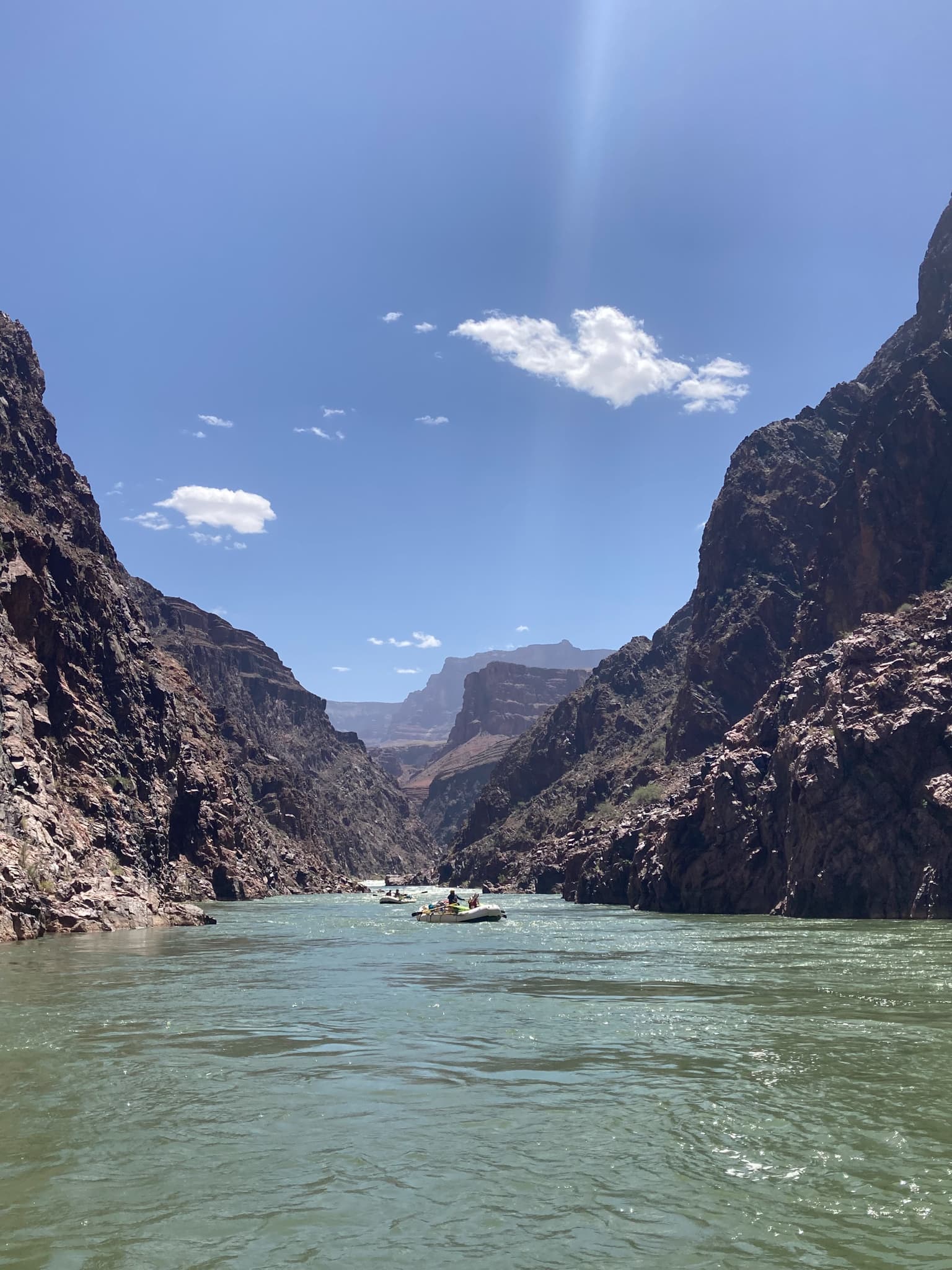 colorado river in the grand canyon.