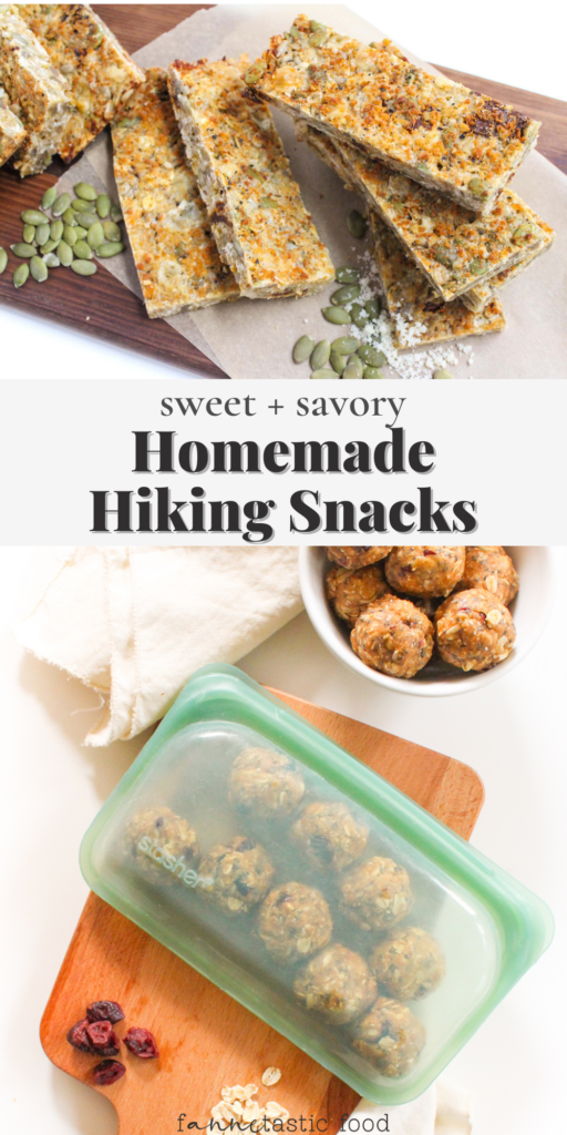 healthy homemade hiking snacks